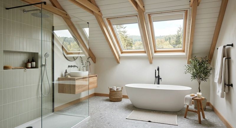 Attic Bathroom Remodeling in Wayne County, MI